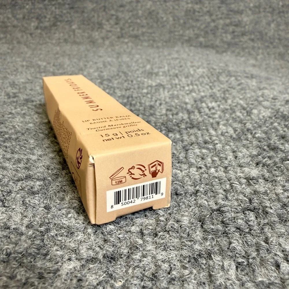 Summer Fridays Lip Butter Balm Toasted Marshmallow 15g 0.5oz Vegan New in Box